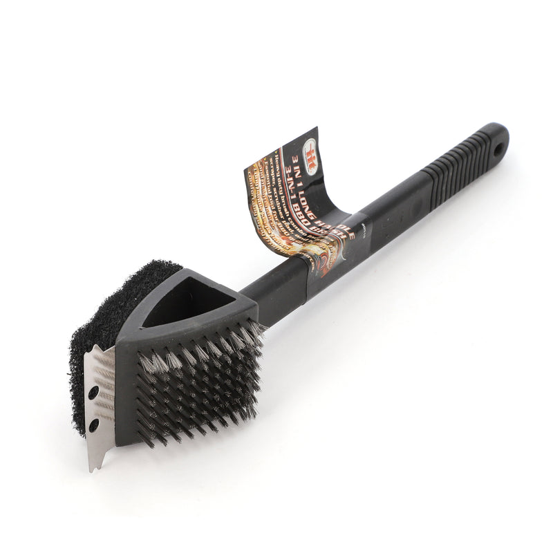 IIT 3 IN 1 BBQ BRUSH 15'' HANDLE