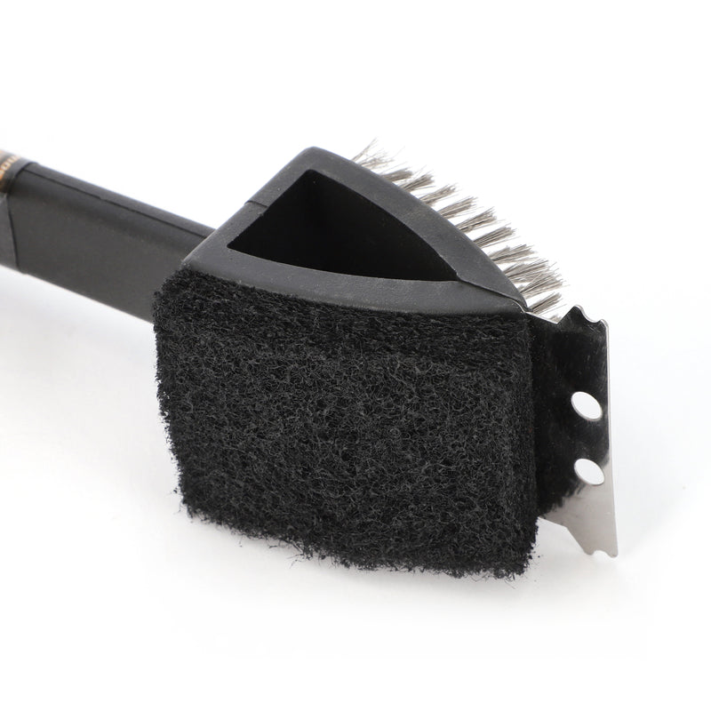 IIT 3 IN 1 BBQ BRUSH 15'' HANDLE