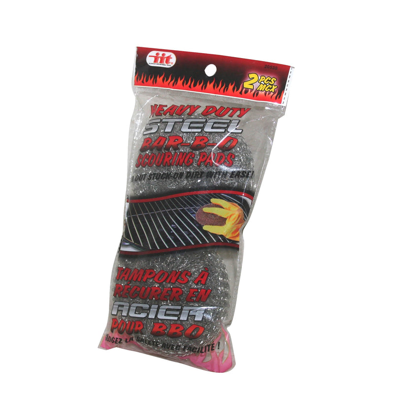 IIT 2pk STEEL WOOL FOR BBQ