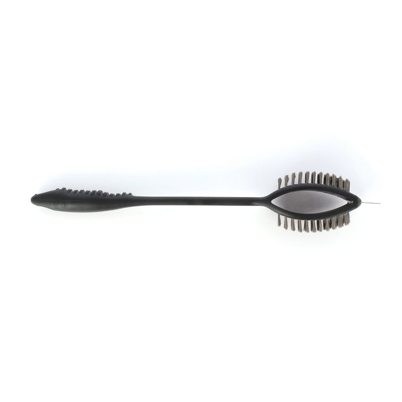 IIT 17'' 2 SIDED BBQ BRUSH WITH SCRAPER
