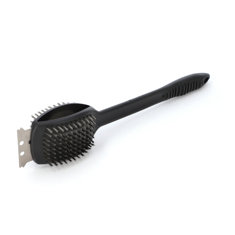 IIT 17'' 2 SIDED BBQ BRUSH WITH SCRAPER