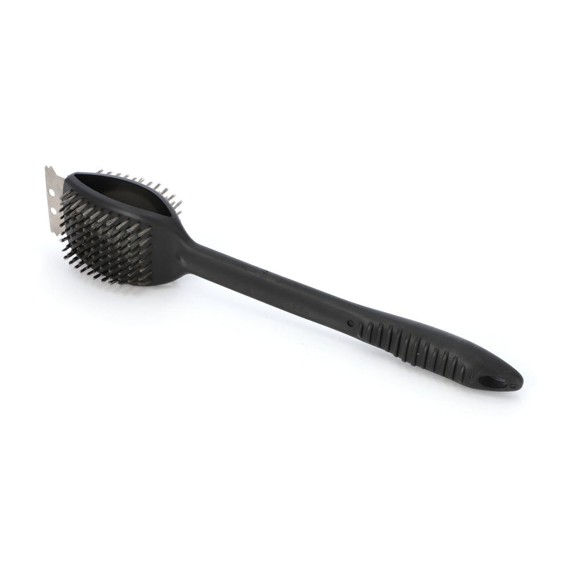 IIT 17'' 2 SIDED BBQ BRUSH WITH SCRAPER