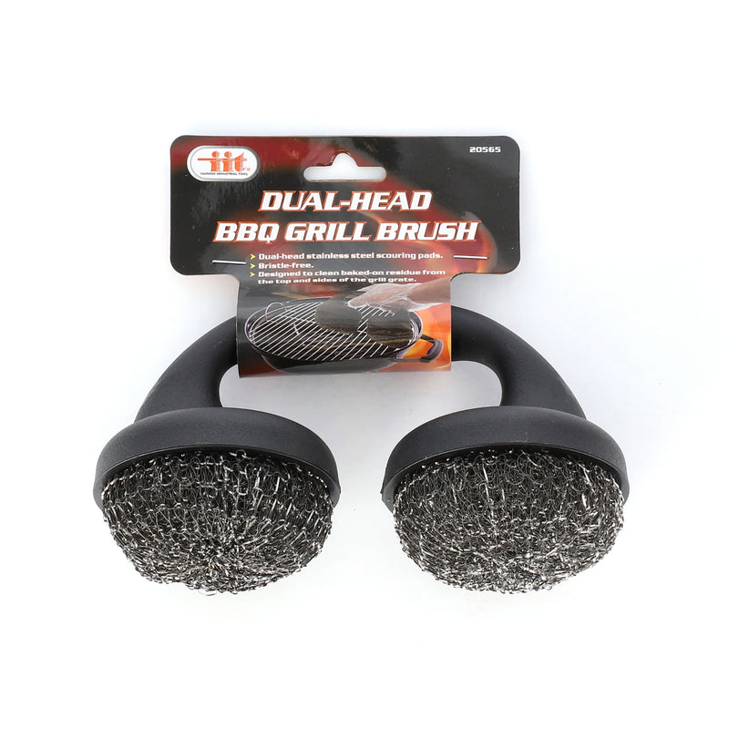 IIT DUAL HEAD BBQ GRILL BRUSH