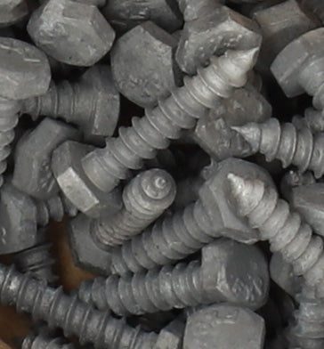 EVERBILT 100PK GALVANIZED LAG SCREWS 1/4x1-1/4''