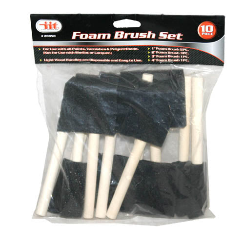 IIT 10pc FOAM BRUSH SET