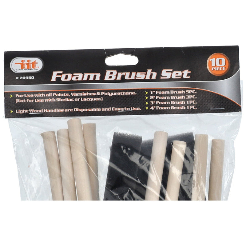 IIT 10pc FOAM BRUSH SET