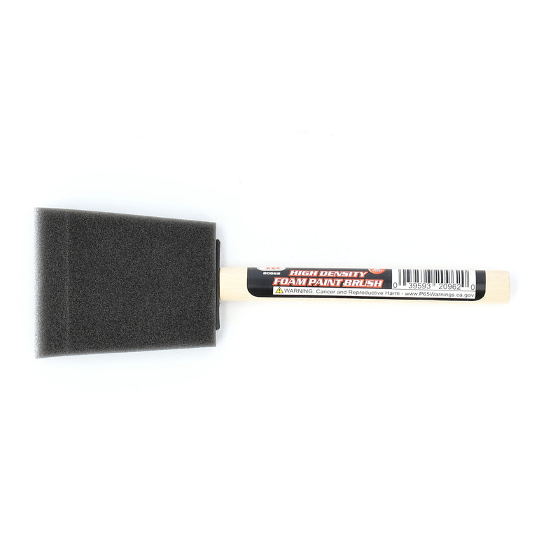 2'' HIGH DENSITY FOAM BRUSH WOOD HANDLE