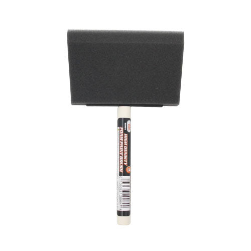 4'' HIGH DENSITY FOAM BRUSH WOOD HANDLE