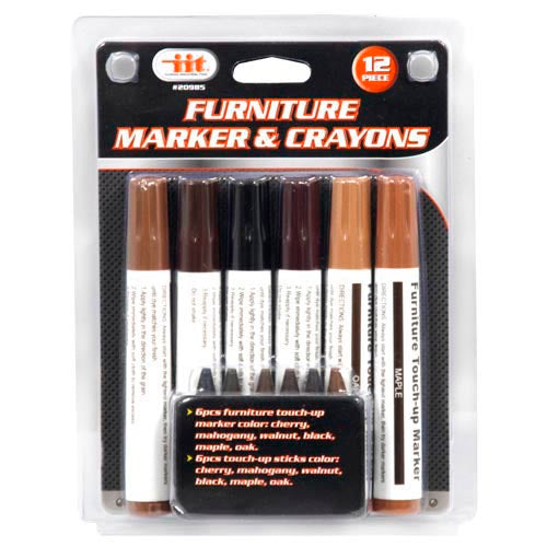 IIT 6pc FURNITURE MARKER & CRAYONS