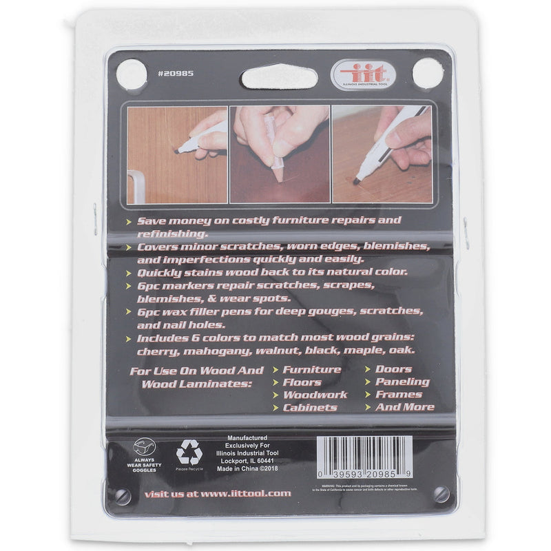 IIT 6pc FURNITURE MARKER & CRAYONS