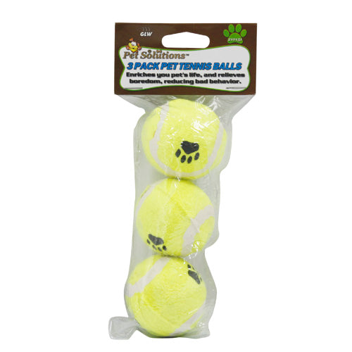 3pk 2'' MINI PET TENNIS BALLS