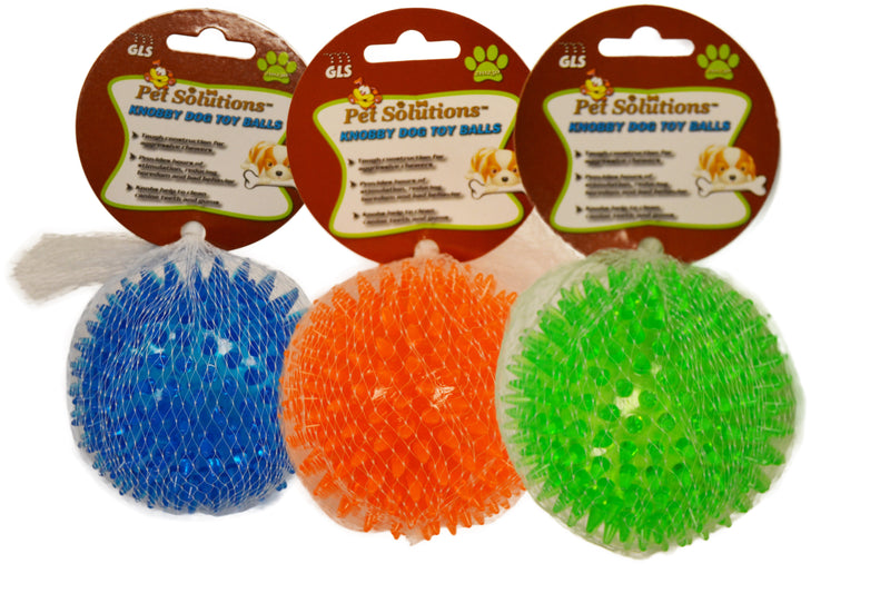 KNOBBY DOG TOY BALLS
