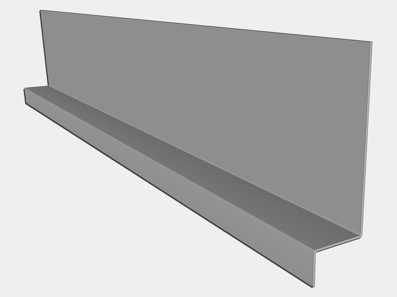 GRIP-RITE 2x1-1/2x3/8x10' GALVANIZED Z BAR FLASHING