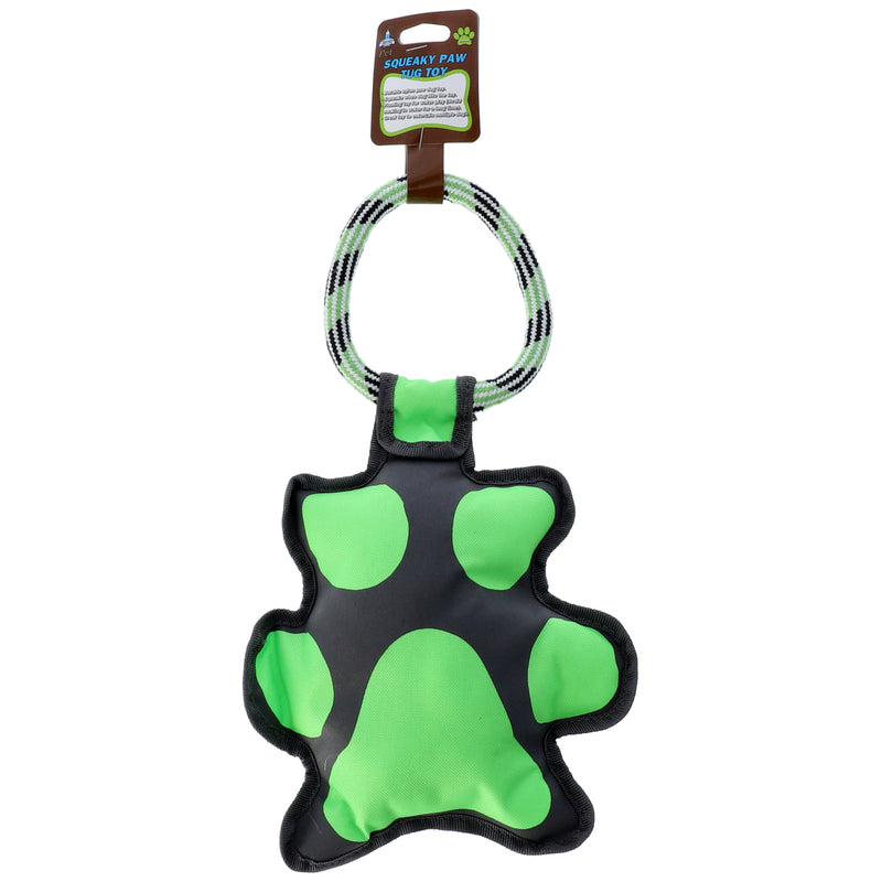 SQUEAKY PAW TUG TOY