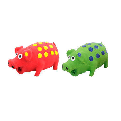 211721-RUBBER PIG OINKING PET TOY