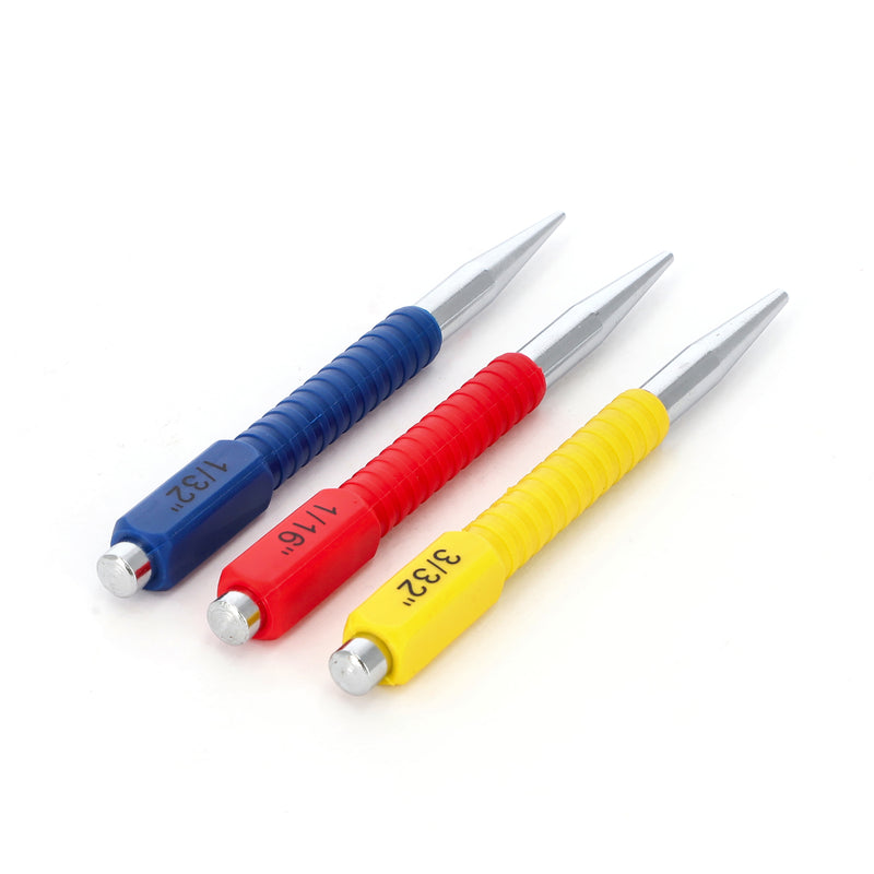 21260-IIT 3pc NAIL PUNCH SET CRV