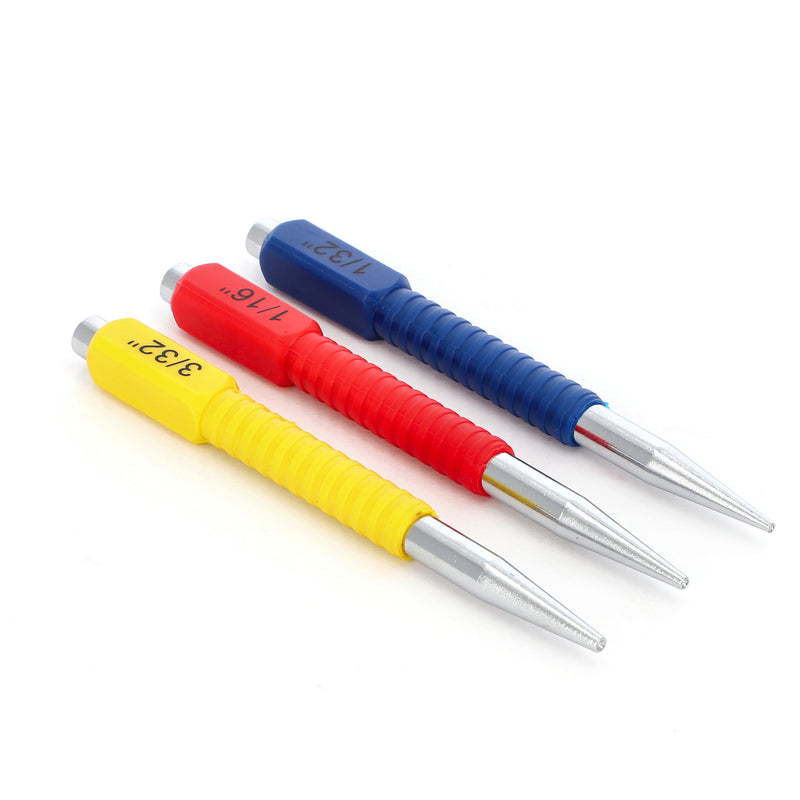 21260-IIT 3pc NAIL PUNCH SET CRV
