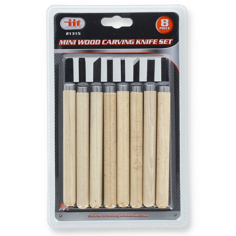 IIT 8pc MINI WOOD CARVING CHISEL