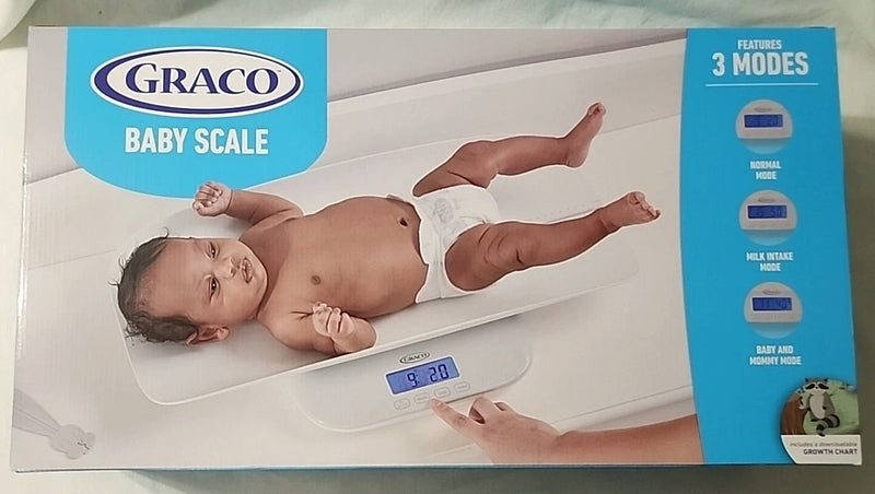 GRACO DIGITAL SCALE 220lb CAPACITY w/REMOVABLE TRAY 3 MODES-NO ADVERTISING OR INTERNET SALES