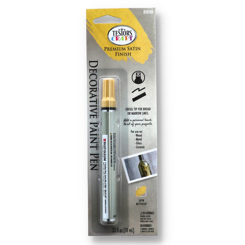 TESTORS DECORATIVE PAINT PEN BUTTERCUP YELLOW