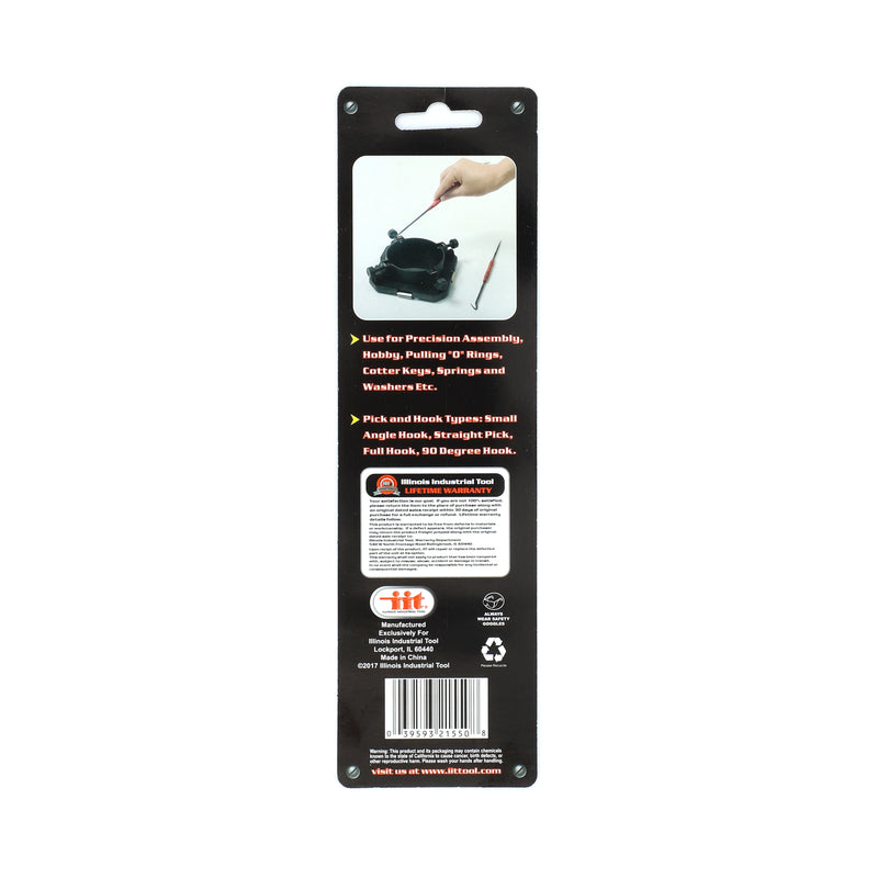 IIT 2pc JUMBO O RING PICK & HOOK