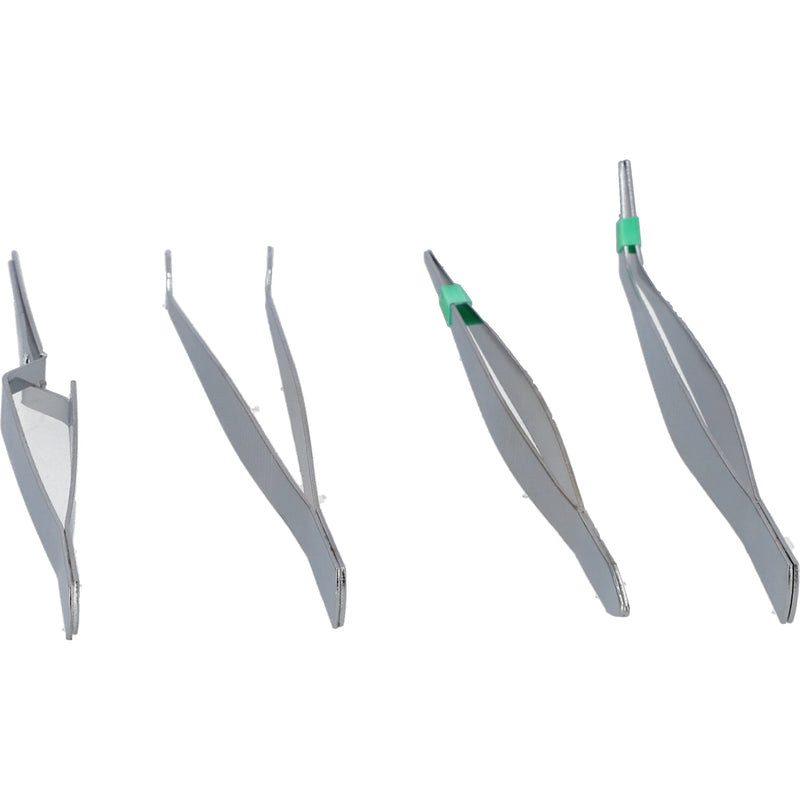 IIT 4pc STAINLESS TWEEZER SET