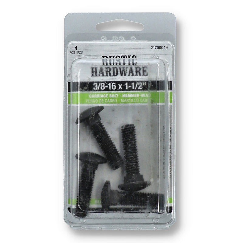 HILLMAN 4CT HAMMER HEAD CARRIAGE BOLT BO 3/8-16X1.5''