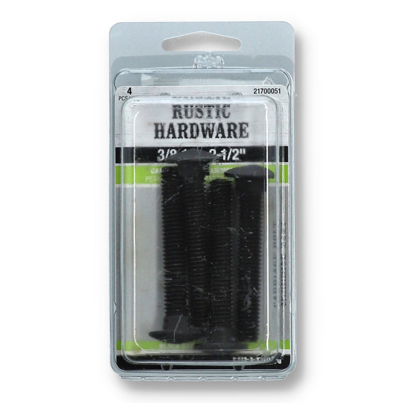 HILLMAN 4CT HAMMER HEAD CARRIAGE BOLT BO 3/8-16X2.5''
