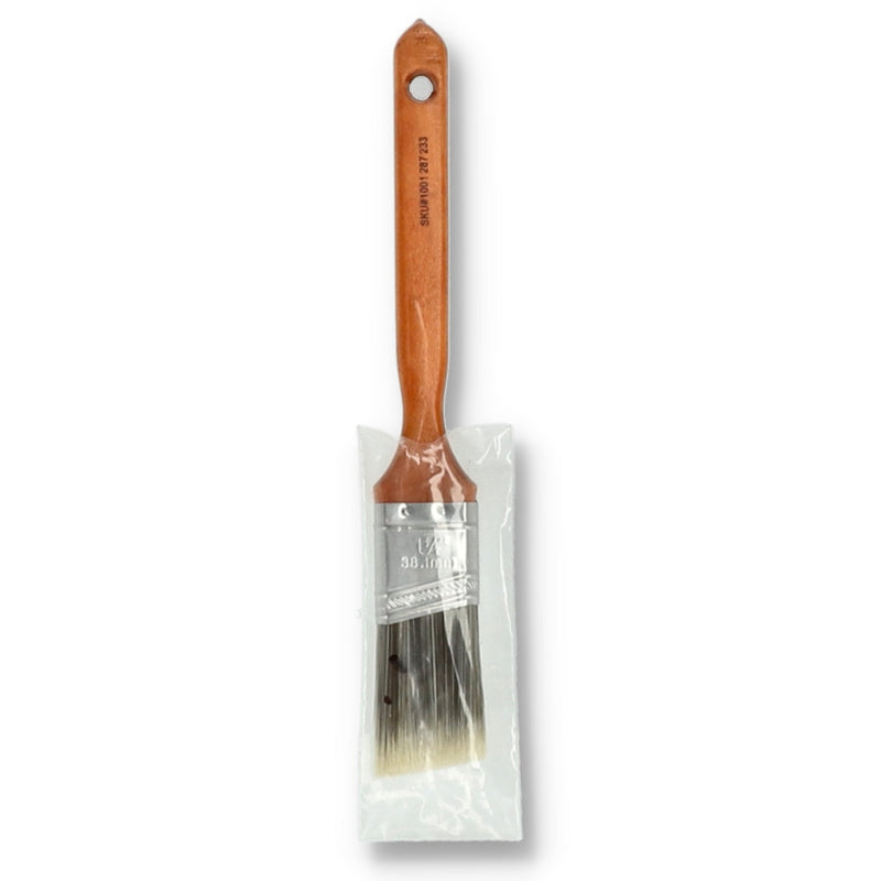 WOOD HANDLE 1-1/2'' ANGLE PAINT BRUSH BULK NO UPC