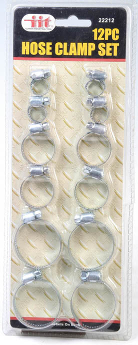 IIT 12pc HOSE CLAMPS