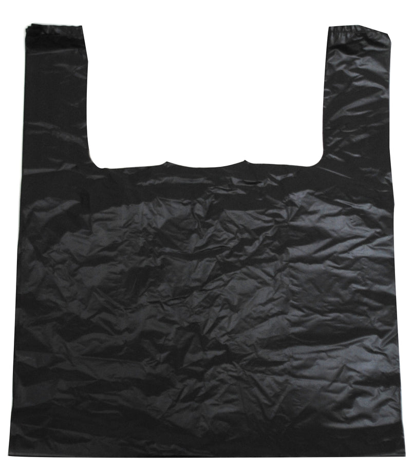BLACK JUMBO T-Shirt BAGS(17x7x30)15mic
