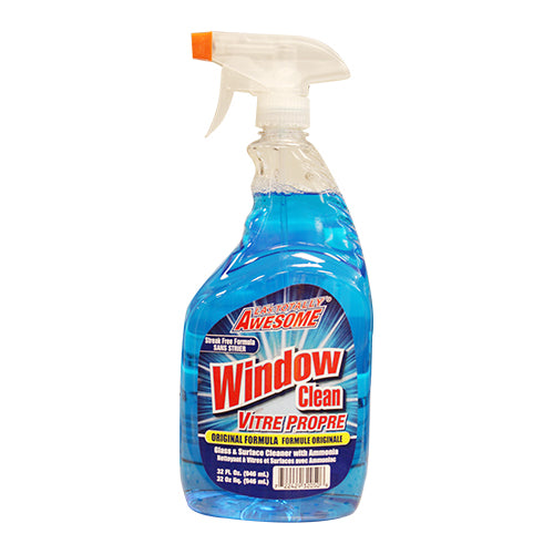 32oz AWESOME BLUE WINDOW CLEANER WITH AMMONIA