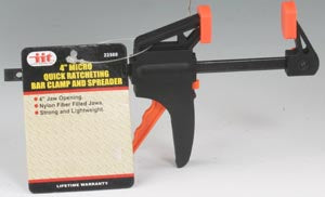 IIT 4'' PISTOL GRIP RATCHETING BAR CLAMP