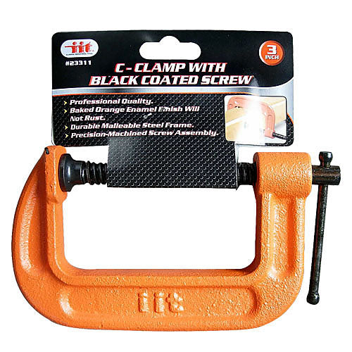 IIT 3'' C CLAMP BLACK COATED SCREW