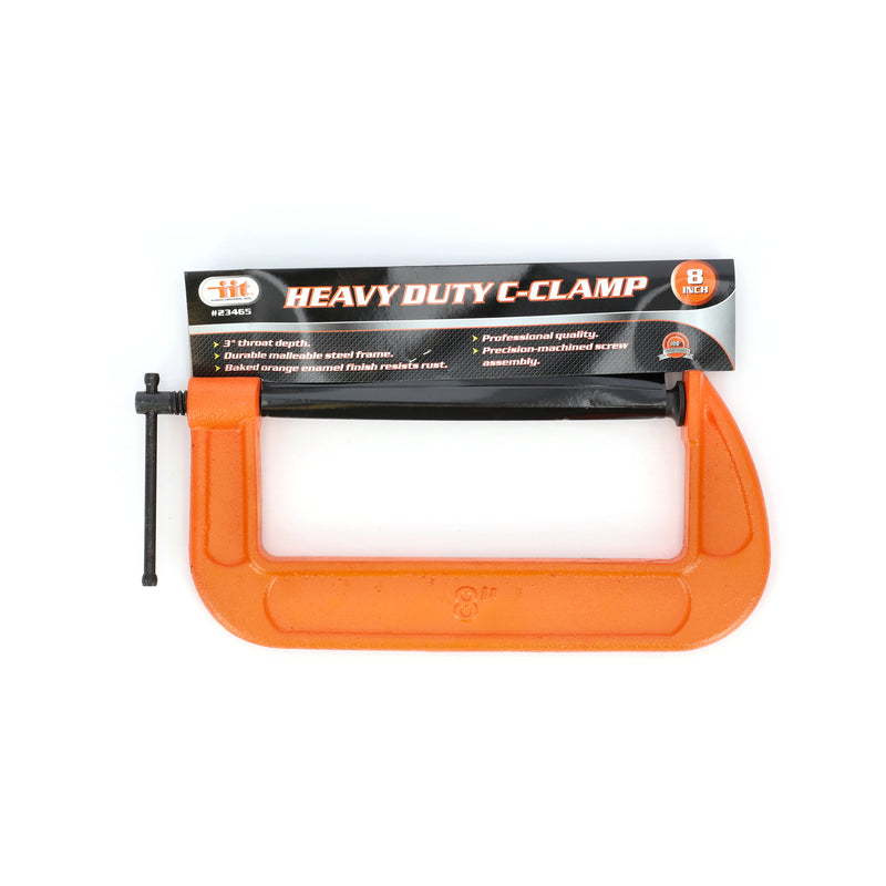 IIT 8'' C-CLAMP BLACK COATED SCREW