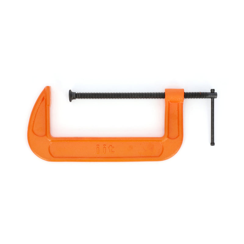 IIT 8'' C-CLAMP BLACK COATED SCREW