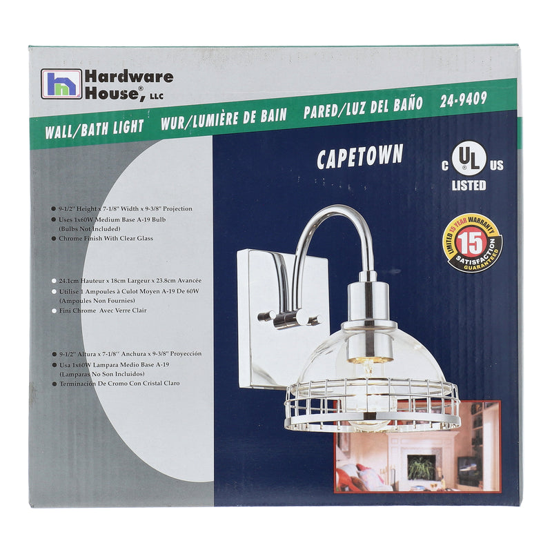 CAPETOWN CHR 1LT WALL/BATH