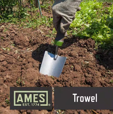 AMES 2pc GEL GRIP GARDEN TROWEL & CULTIVATOR SET