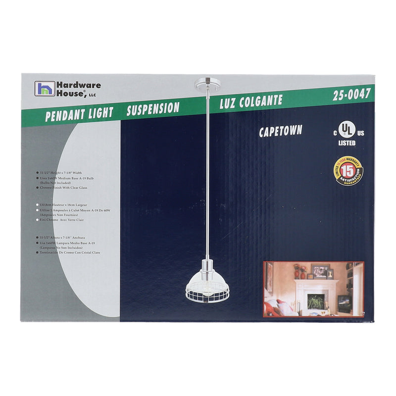 CAPETOWN CHR 1LT PENDANT