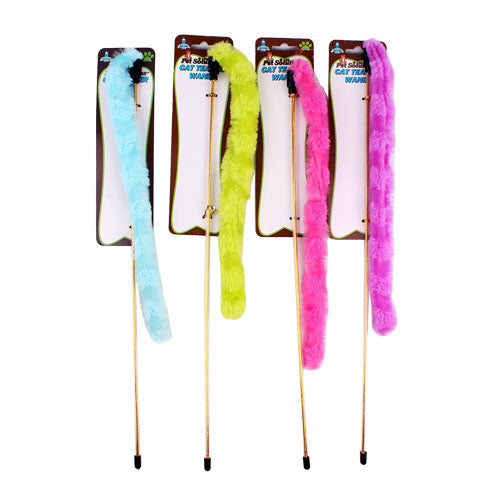 FLUFFY CAT WAND TOY