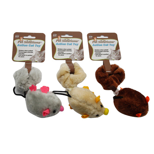 VIBRATING ACTION MOUSE CAT TOY