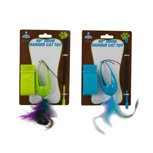 ADJUSTABLE LENGTH DOOR CAT TOY