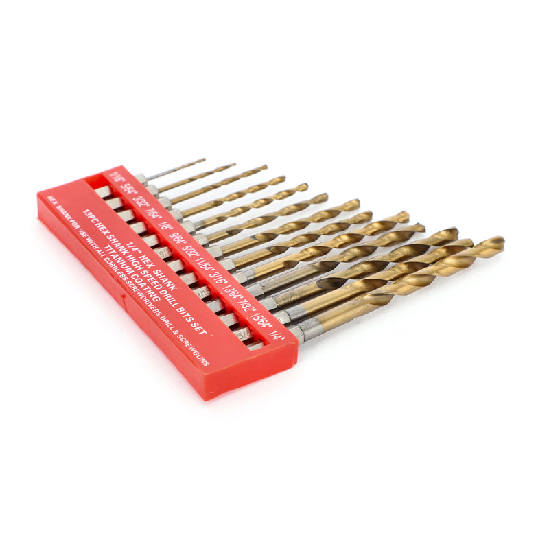 IIT 13pc HEX SHANK DRILL BIT SET