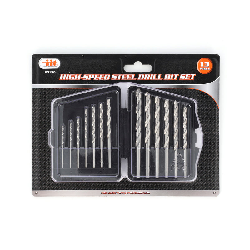 IIT 13PC HSS DRILL BIT SET WITH CASE
