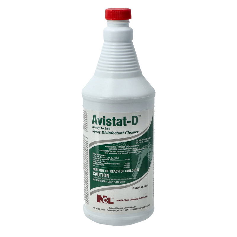 AVISTAT-D 32OZ SPRAY DISINFECTANT CLEANER CASE OF 12 WITH 1 SPRAYER
