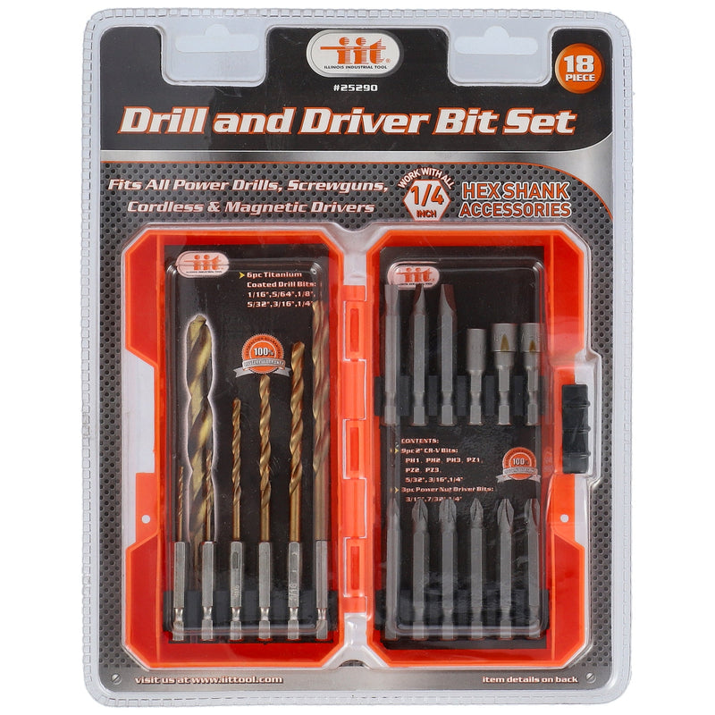 IIT 18pc DRILL & DRIVER SET