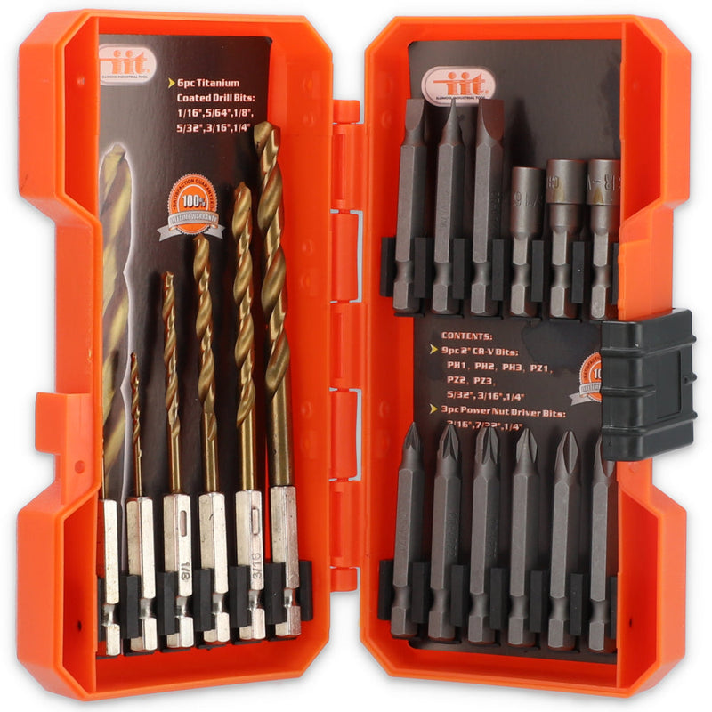 IIT 18pc DRILL & DRIVER SET
