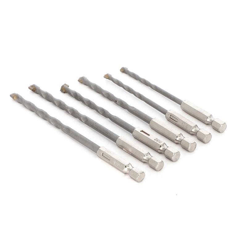 IIT 6pc HEX SHANK MASONRY DRILL BITS