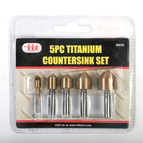 IIT 5pc TITANIUM COUNTERSINK SET