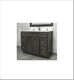 GRAY 36X21 VANITY 2DR 2DRW